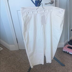 White Casual Pants